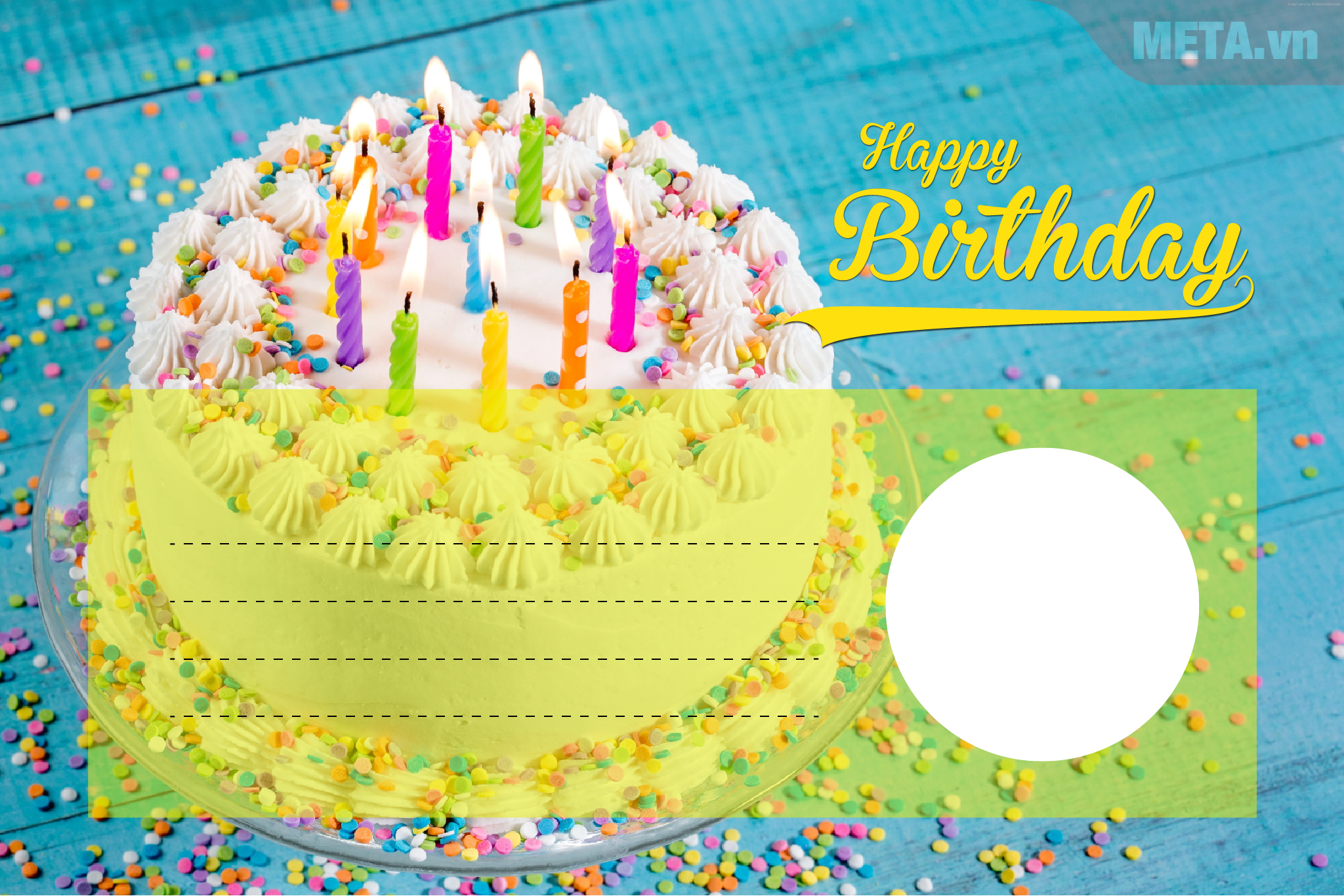 Để tăng thêm sự lãng mạn cho buổi tiệc sinh nhật, tại sao không thêm một chiếc bánh mừng sinh nhật vào tấm thiệp của bạn? Với thiệp sinh nhật kèm bánh, bạn sẽ có thể tặng một món quà đầy ý nghĩa và ngọt ngào cho người được tặng.